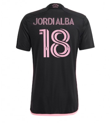 Inter Miami Jordi Alba #18 Segunda Equipación 2023-24 Manga Corta